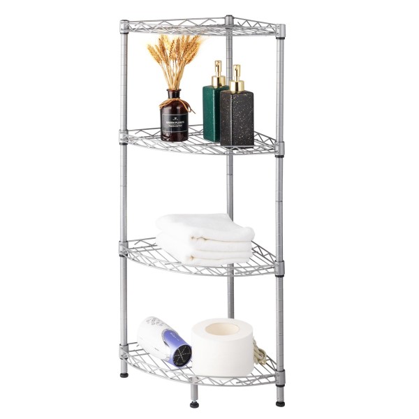 Home 4-Shelf Corner Storage Rack