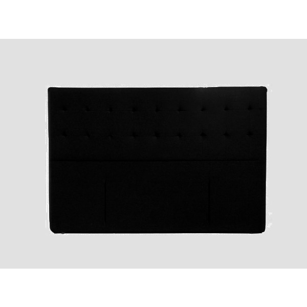 BOSTON Black velvet headboard