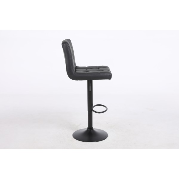 Grid black bar stool