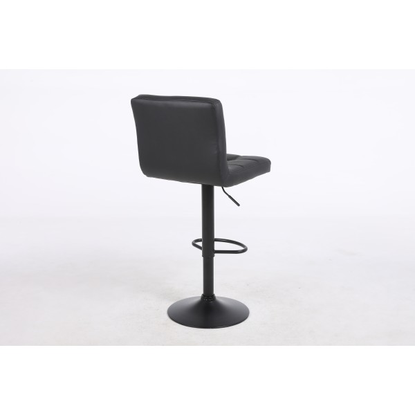 Grid black bar stool