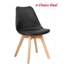 Nordic Style Dining Chairs - Black