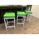 Apple Green bar stool x3