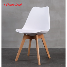 Nordic Style Dining Chairs - White 