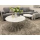 COCO round coffee table set -White 