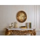 Oval wall mirror