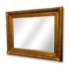Gold frame mirror 