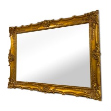 Roman style gold frame mirror 