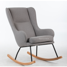 Fabric rocking chair